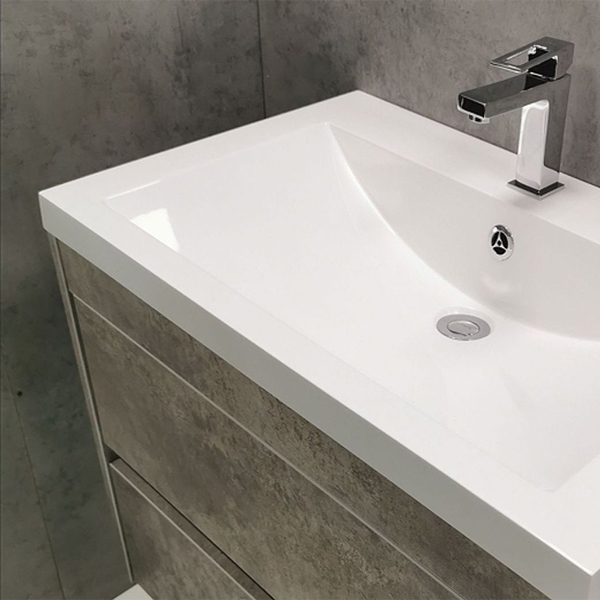 Мебель для ванной Art & Max Family 90 подвесная, цвет цемент 