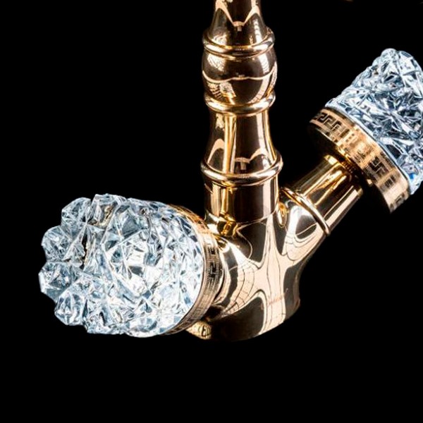 Смеситель Boheme Luxury Crystal 292-CRST для раковины, высокий
