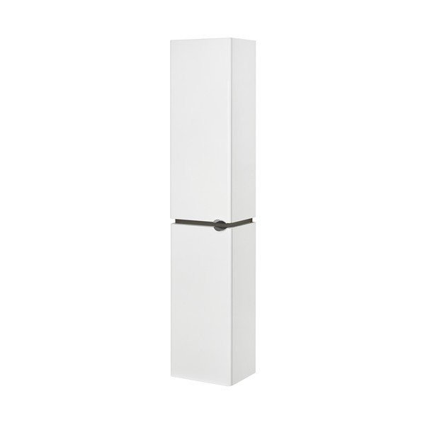 Шкаф-пенал Акватон Скай Pro 30, левый, цвет белый глянец