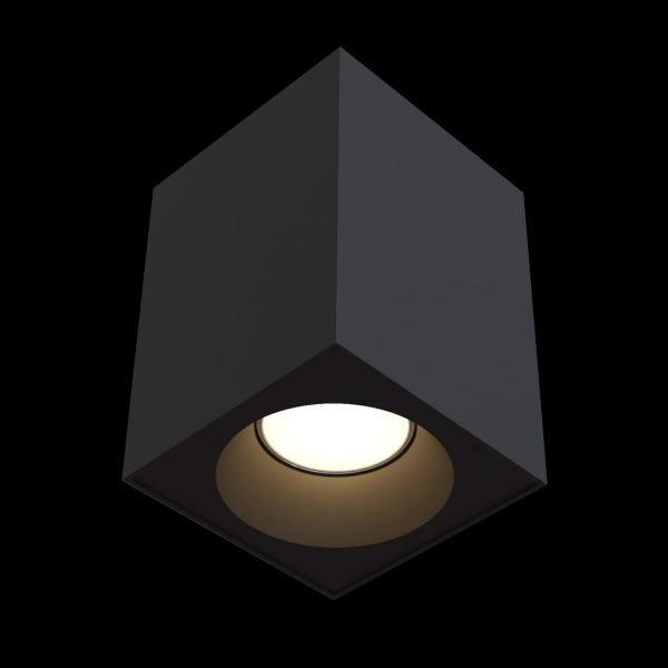 Потолочный светильник Maytoni Technical Sirius C030CL-01B, арматура черная, плафон металл черный - фото 1