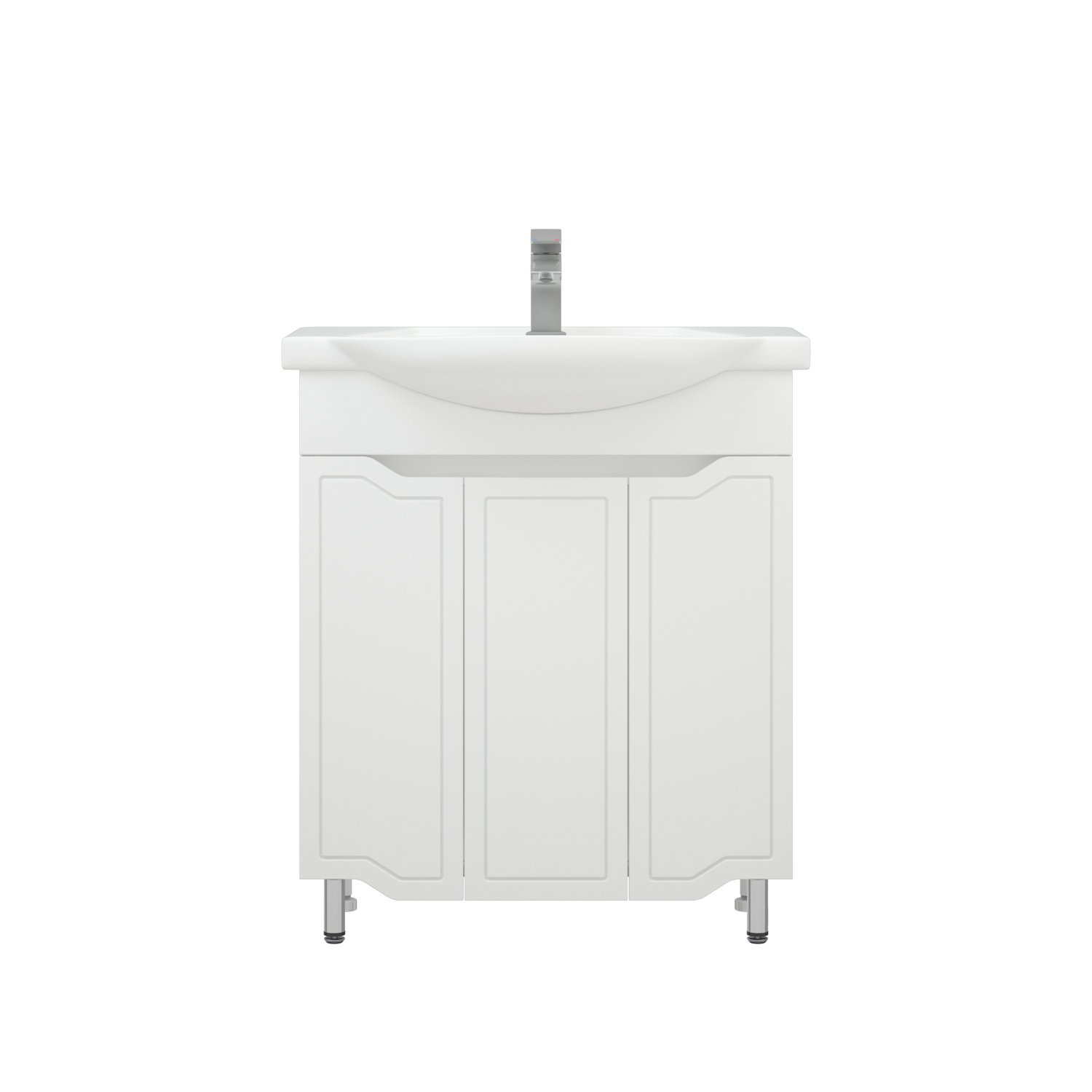 Мебель для ванной Corozo Мирра 75, цвет белый - фото 1