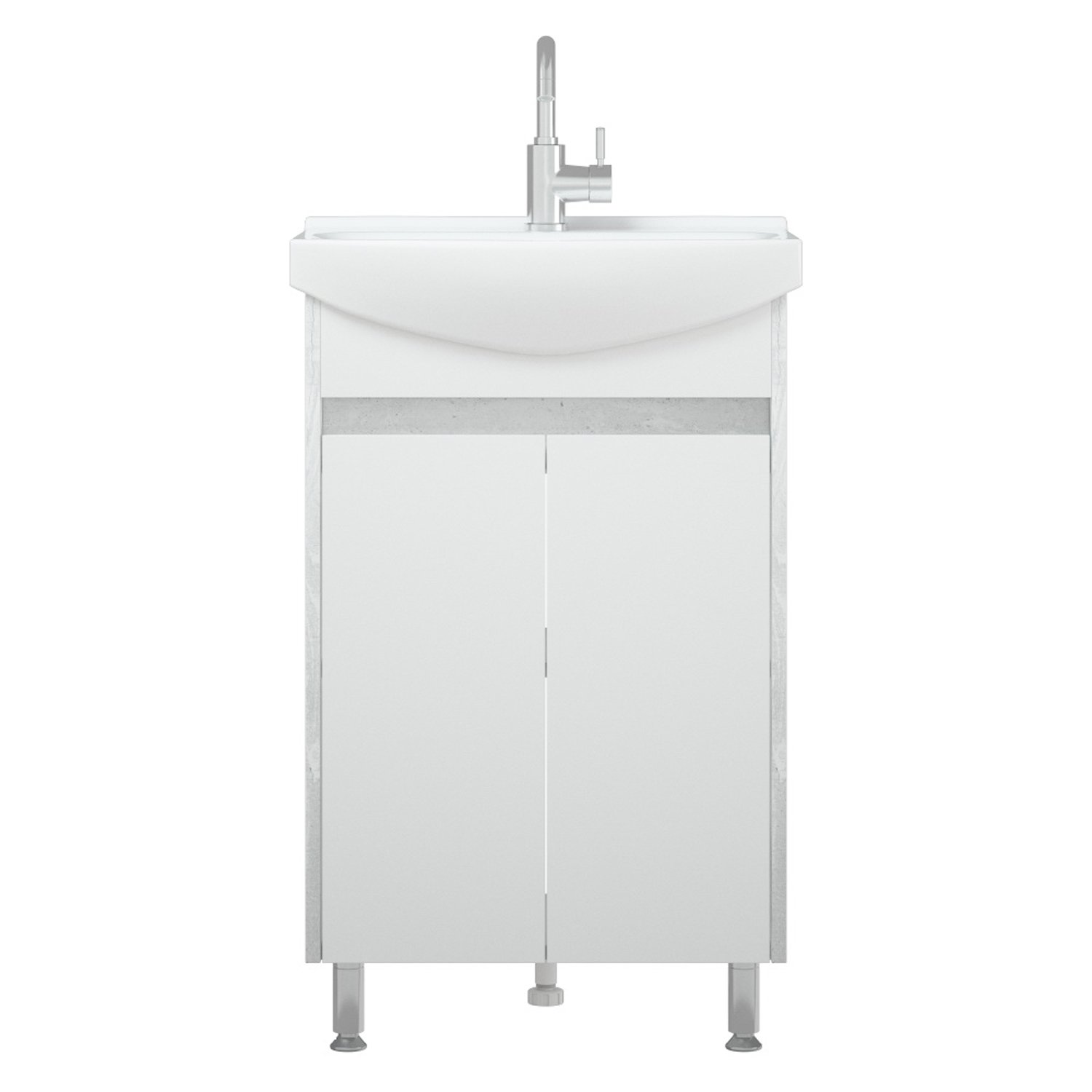 Мебель для ванной Corozo Орегон 55, цвет пайн / белый - фото 1
