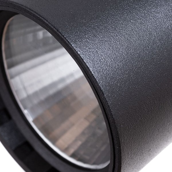 Трековый светильник Arte Lamp Atillo A2315PL-1BK, арматура черная, плафон металл черный, 8х9 см
