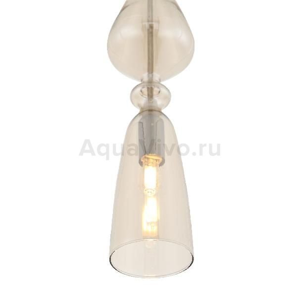 Подвесной светильник ST Luce Brichere SL373.303.01, арматура металл, цвет хром, плафон стекло, цвет желтый - фото 1