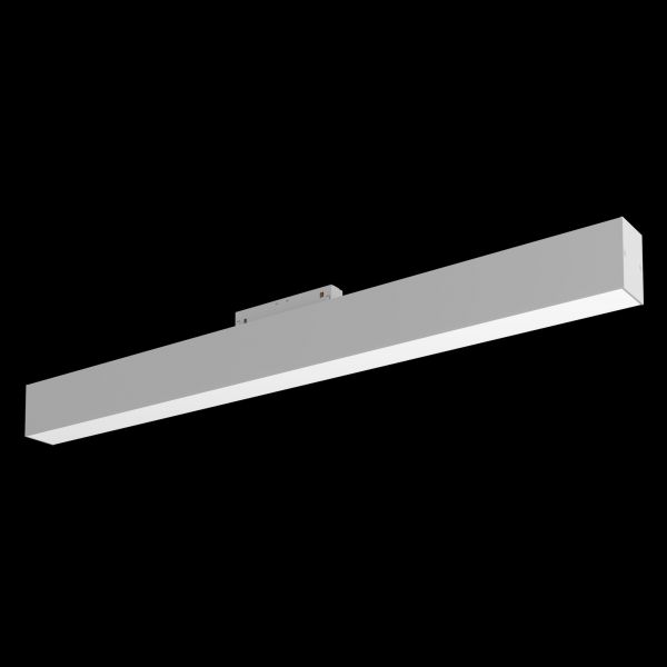 Трековый светильник Maytoni Technical Basis TR012-2-20W3K-W, арматура белая, плафон металл белый