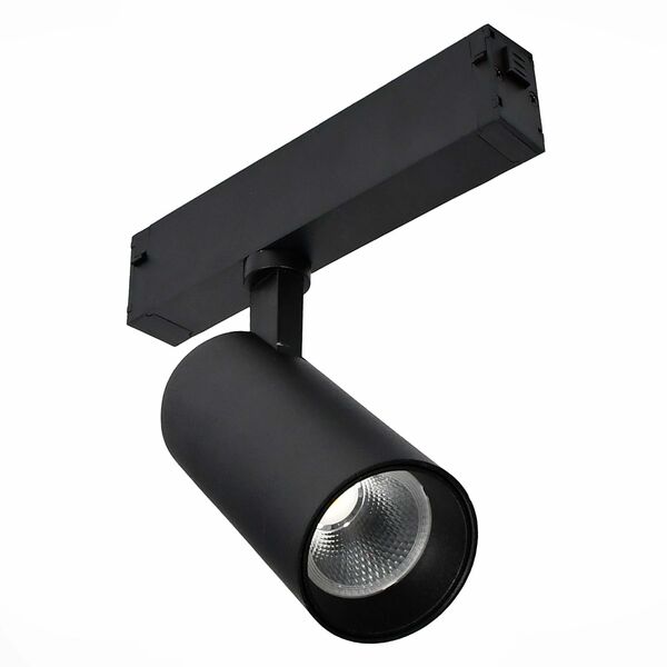Трековый светильник ST Luce ST660 ST660.496.10, арматура черная, плафон металл / пластик черный
