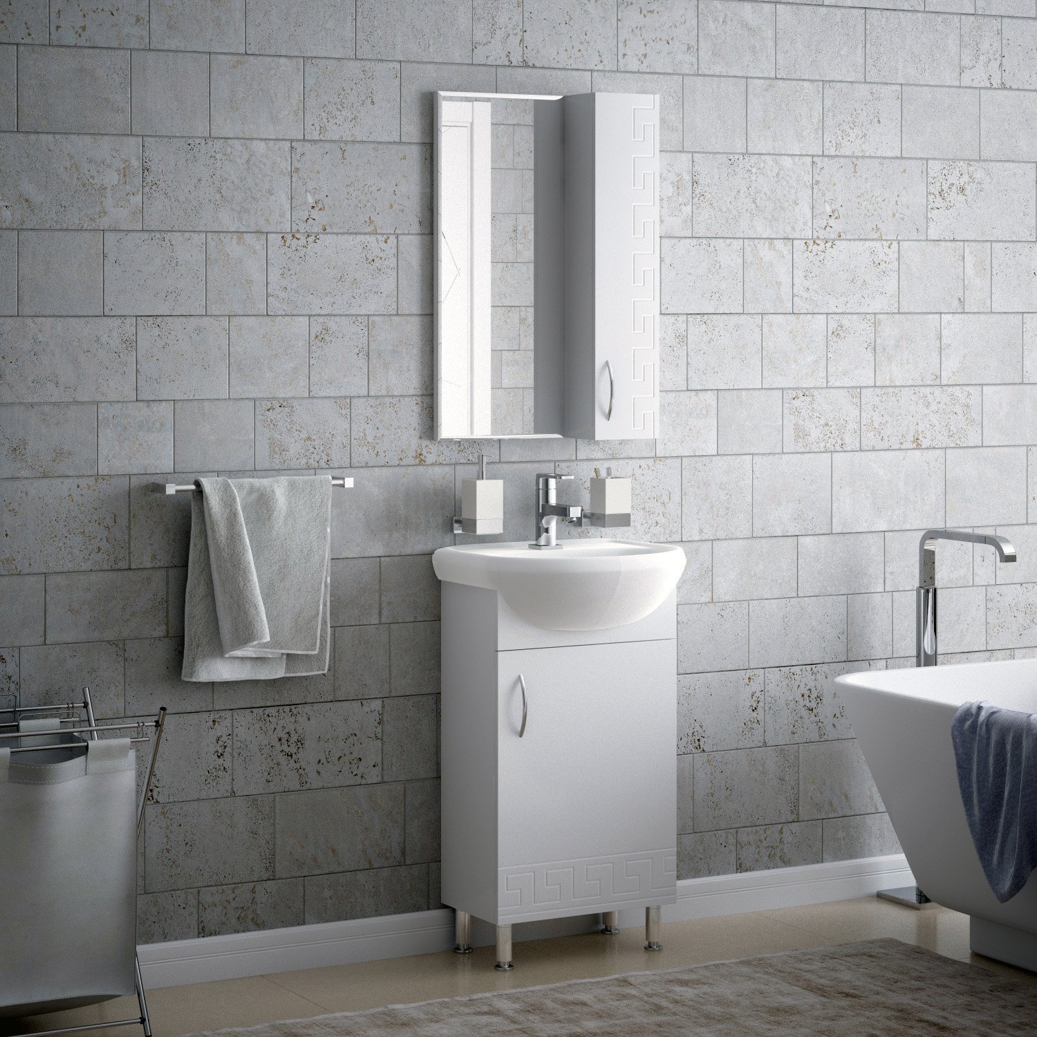 Мебель для ванной Corozo  Олимп 45, цвет белый