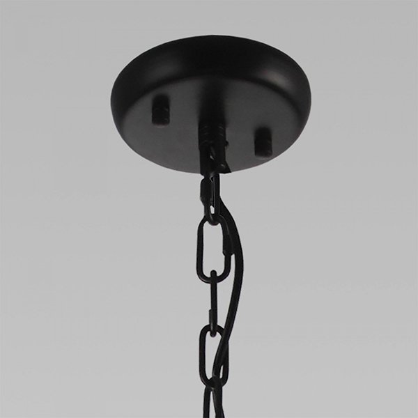 Подвесной светильник Citilux Мартин CL332012, арматура коричневая, плафон хрусталь бежевый, 18х18 см - фото 1