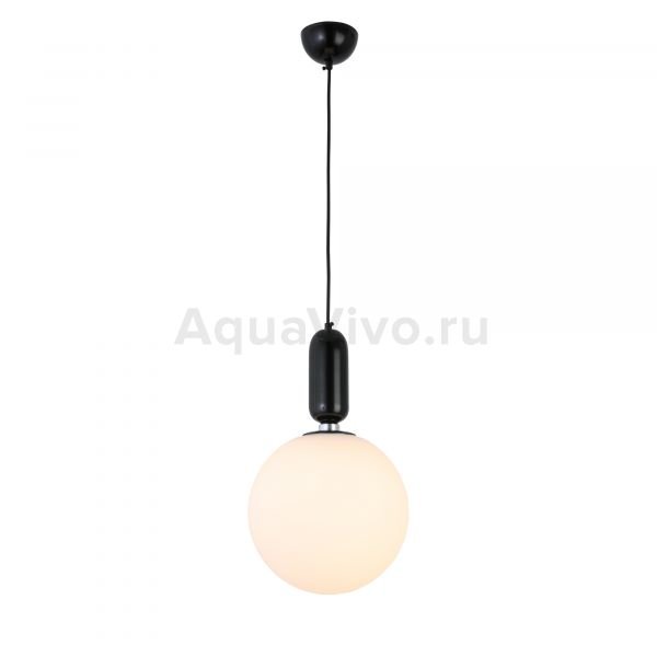 Подвесной светильник ST Luce Rietta SL1220.403.01, арматура металл, цвет черный, плафон акрил, цвет белый