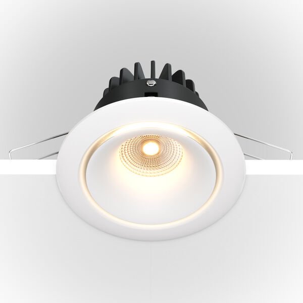 Точечный светильник Maytoni Technicali Yin DL031-2-L12W, арматура белая