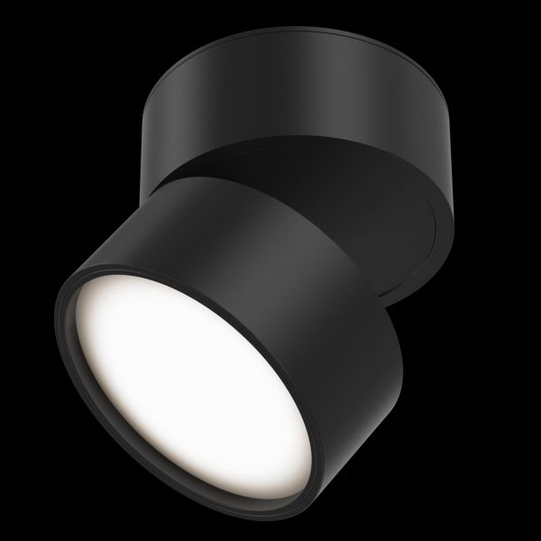 Потолочный светильник Maytoni Technical Onda C024CL-L12B3K, арматура черная, плафон металл черный - фото 1
