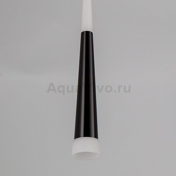 Подвесной светильник Citilux Вегас CL227011, арматура черная, плафон полимер белый / черный, 7х7 см - фото 1