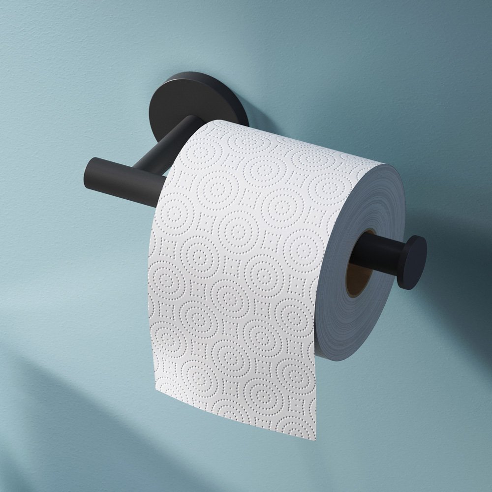 Держатель туалетной бумаги AM.PM X-Joy A85A34122, цвет черный - фото 1