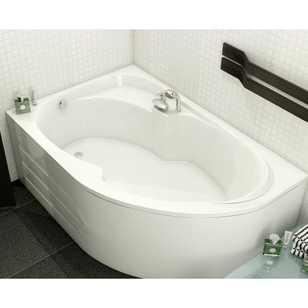 Ванна Relisan Sofi L 160x100, левая, акриловая, цвет белый
