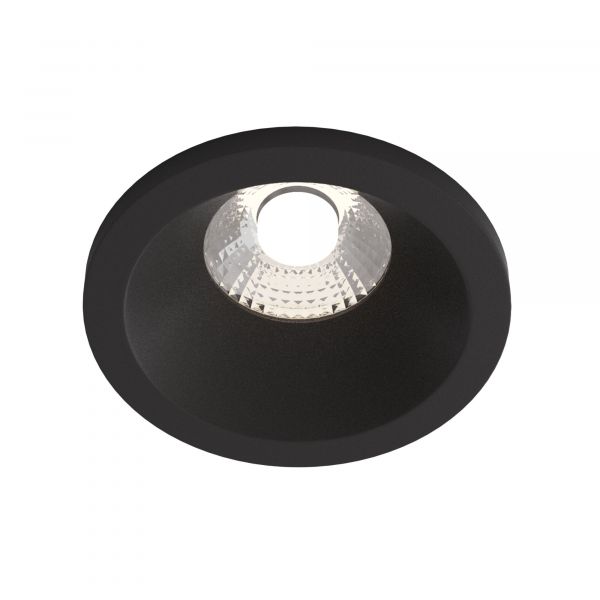Встраиваемый светильник Maytoni Technical Zoom DL034-2-L12B, арматура черная, плафон металл черный