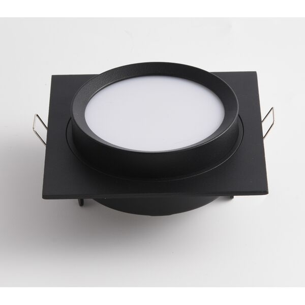 Точечный светильник Maytoni Technicali Hoop DL086-GX53-SQ-B, арматура черная - фото 1
