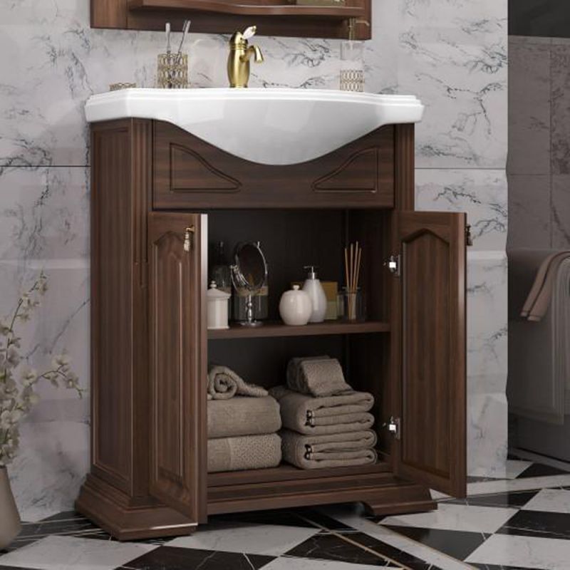 Мебель для ванной Опадирис Риспекто 65, цвет орех антикварный