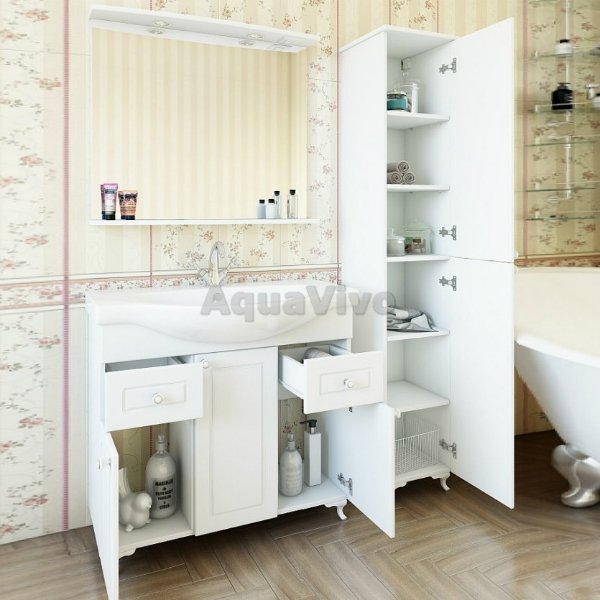 Мебель для ванной Sanflor Софи 85, цвет белый - фото 1