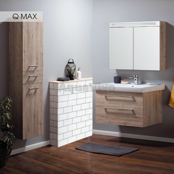 Мебель для ванной Dreja Q Max 80, цвет Дуб Кантри