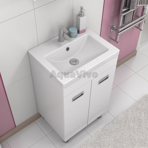Мебель для ванной Какса-А Пикколо 60, напольная, цвет белый - фото 1