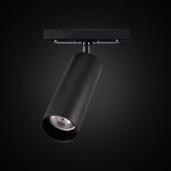 Трековый светильник Citilux Тубус CL01T181N, арматура черная, плафон металл черный - фото 1