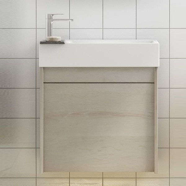 Мебель для ванной Art & Max Family 50 подвесная, с дверцей, цвет сканди - фото 1