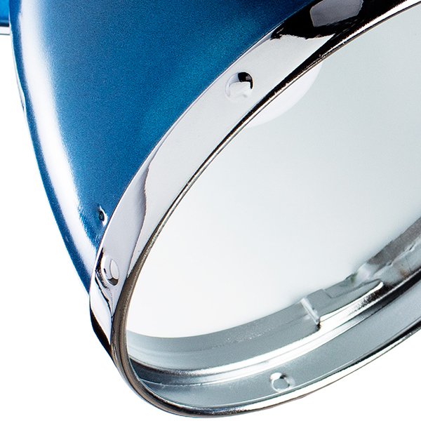 Спот Arte Lamp Marted A2215AP-2BL, арматура хром / синяя, плафоны металл синий / хром, 40х15 см