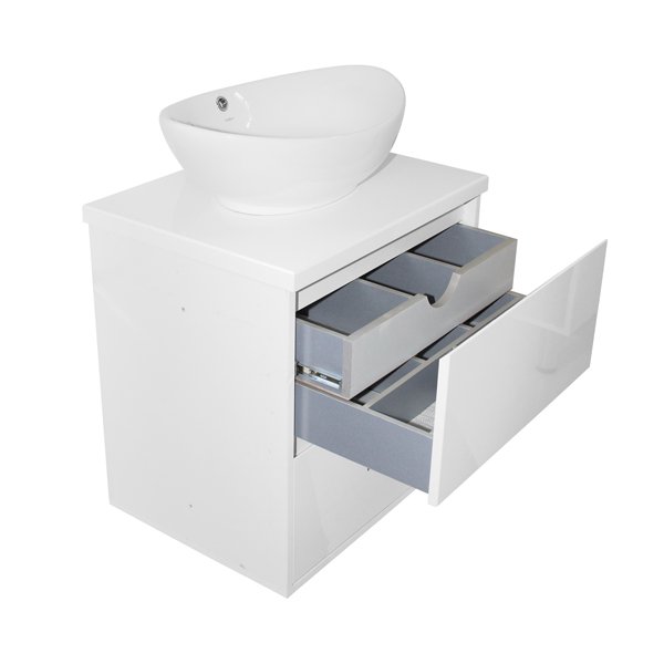 Мебель для ванной Mixline Аврора 60, цвет белый - фото 1