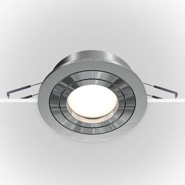 Точечный светильник Maytoni Technicali Atom DL023-2-01S, арматура серебро