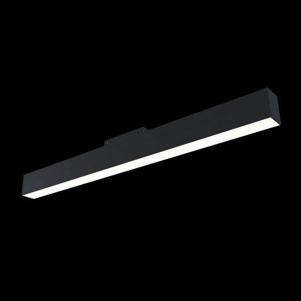 Трековый светильник Maytoni Technical Basis TR012-2-20W3K-B, арматура черная, плафон металл черный - фото 1