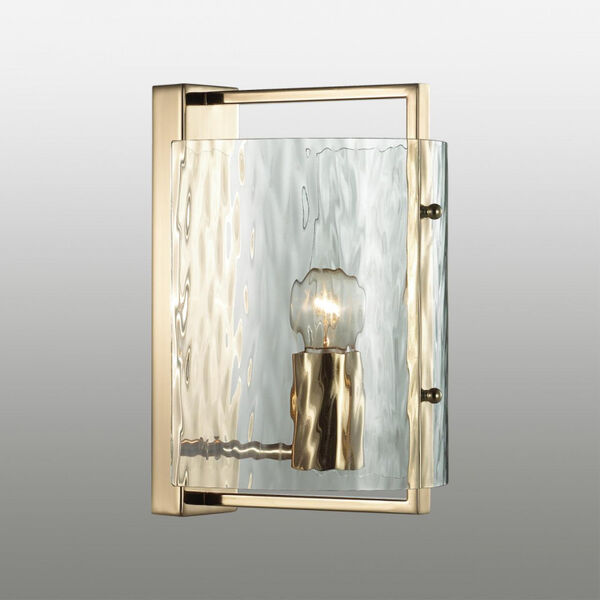 Настенный светильник Odeon Light Elegante 4878/1W, арматура золото, плафон стекло прозрачное - фото 1