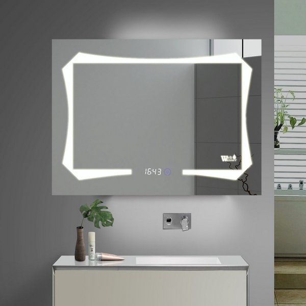 Зеркало Weltwasser BZS OTTO 8060-4B 80x60 с подсветкой, динамиками, часами и Bluetooth - фото 1