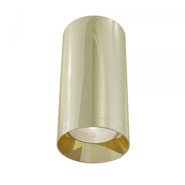 Потолочный светильник Maytoni Technical Focus C010CL-01G, арматура золото, плафон металл золото