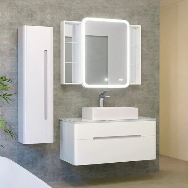 Мебель для ванной Jorno  Bosko 100, цвет белый - фото 1