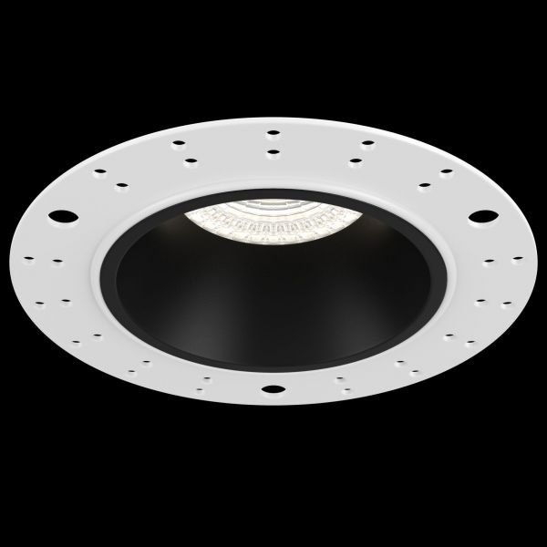 Встраиваемый светильник Maytoni Technical Share DL051-U-2WB, арматура черная, плафон металл черный - фото 1