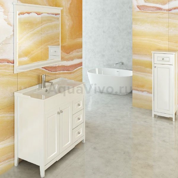 Мебель для ванной Comforty Тбилиси 90, цвет белый