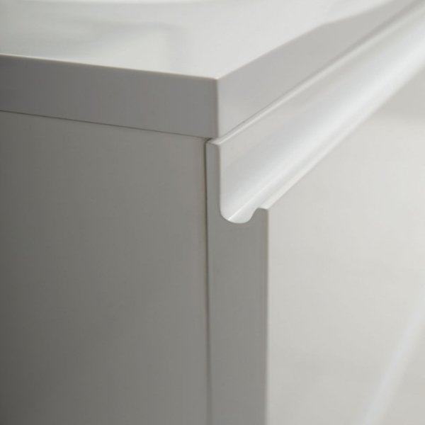 Мебель для ванной Art & Max Bianchi 90 подвесная, цвет белый матовый  - фото 1