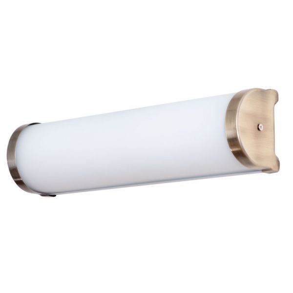Настенный светильник Arte Lamp Aqua-Bara A5210AP-2AB, арматура хром, плафон стекло белое, 32х9 см