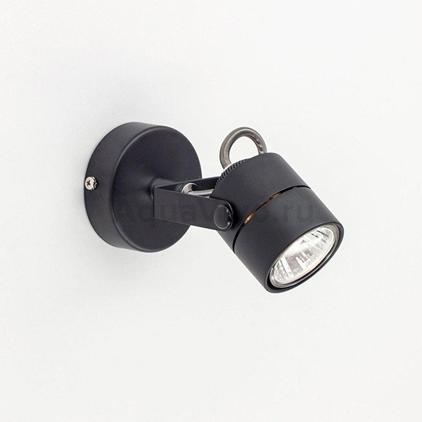 Спот Citilux Ринг CL525512, арматура черная, плафон металл черный, 8х16 см