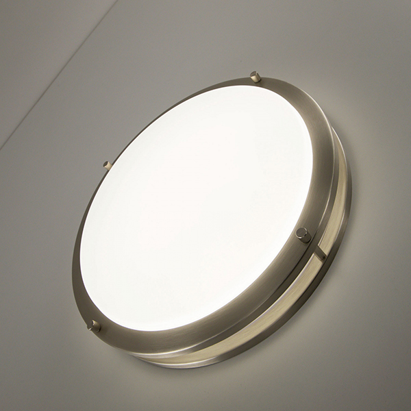 Потолочный светильник Citilux Бостон CL709321N, арматура хром, плафон полимер белый, 36х36 см