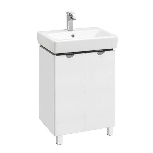 Мебель для ванной Акватон Скай Pro 55, цвет белый глянец