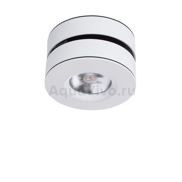 Точечный светильник Arte Lamp Vela A2508PL-1WH, арматура цвет белый, плафон/абажур металл, цвет белый