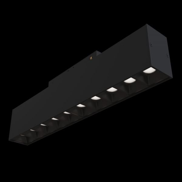 Трековый светильник Maytoni Technical Points TR014-2-20W4K-B, арматура черная, плафон металл черный - фото 1