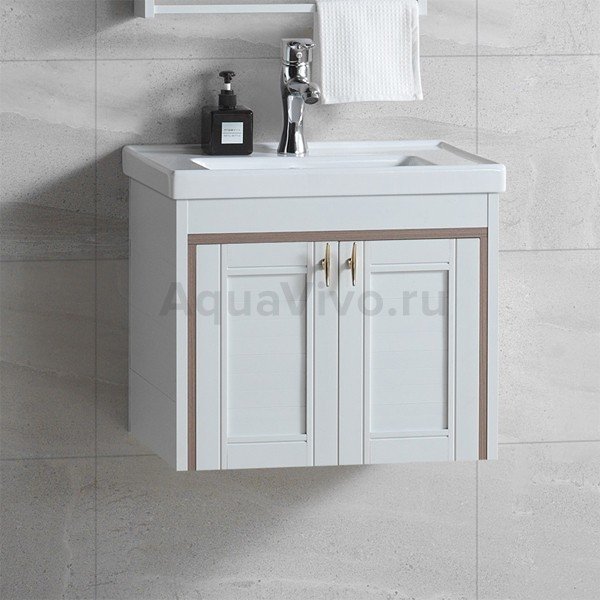 Мебель для ванной River Sofia 50, цвет белый / бежевый - фото 1