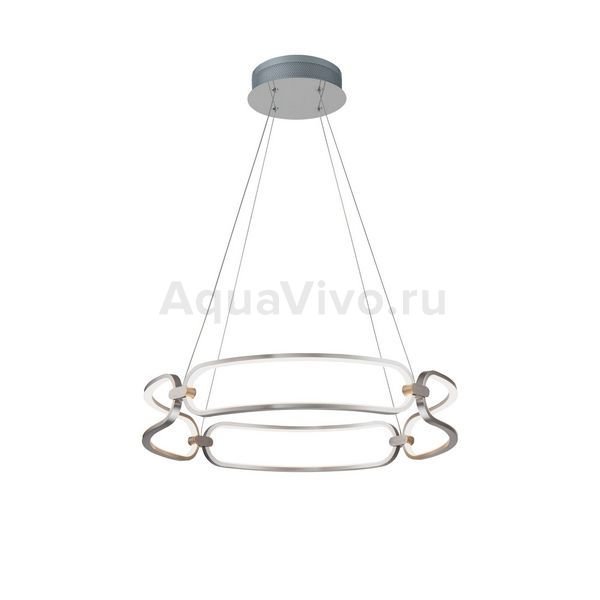 Подвесной светильник Maytoni Chain MOD017PL-L50N, арматура цвет никель, плафон/абажур акрил, цвет белый
