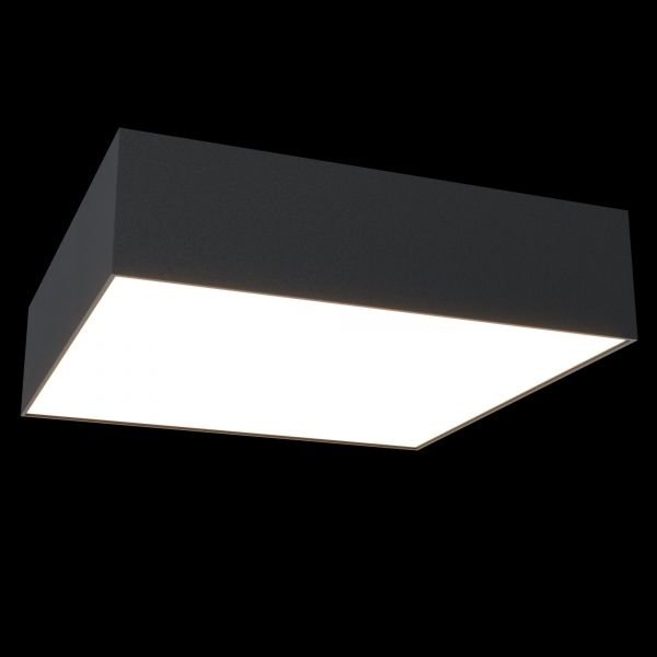 Потолочный светильник Maytoni Technical Zon C067CL-L27B4K, арматура черная, плафон пластик белый - фото 1