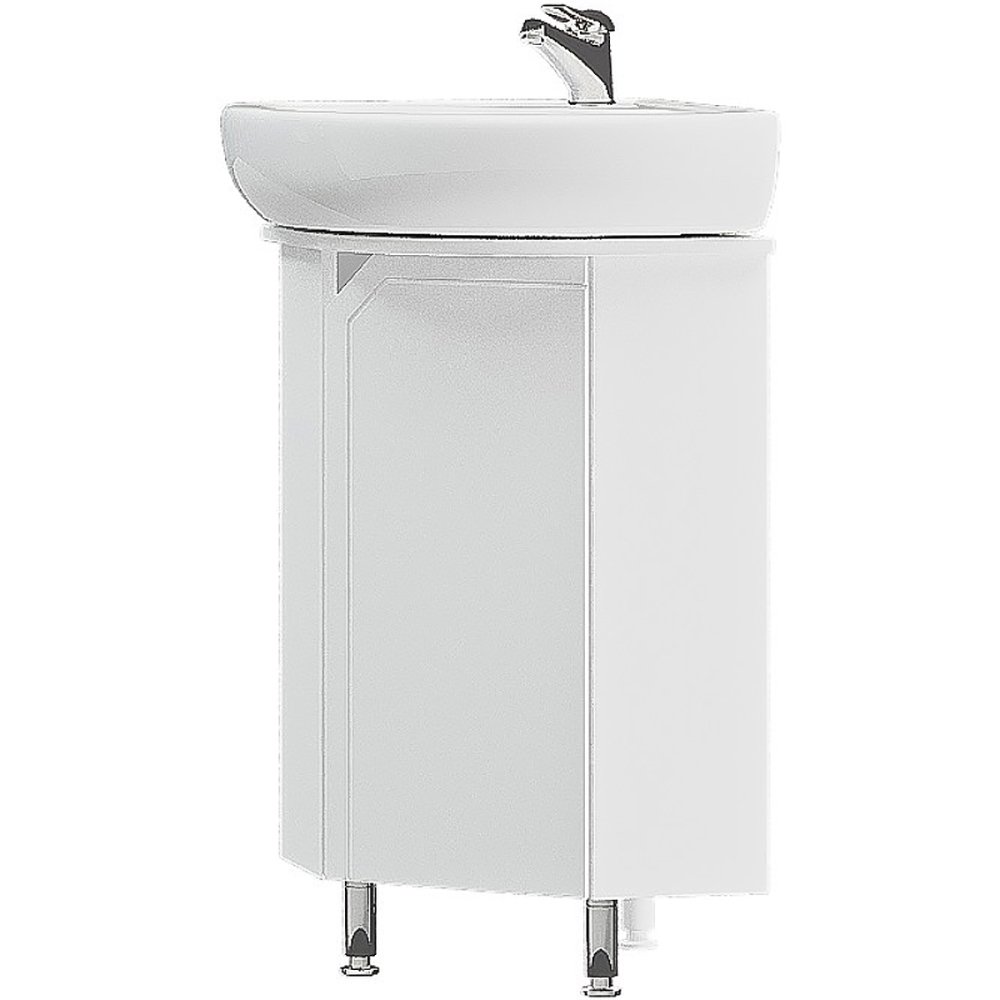 Мебель для ванной Corozo Сириус 40, угловая, цвет белый - фото 1