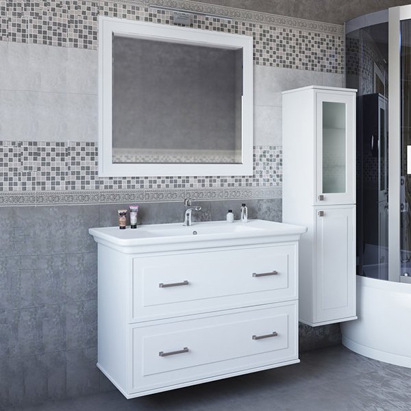 Мебель для ванной Sanflor Модена 105, цвет белый