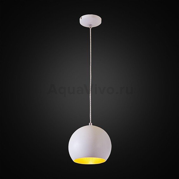 Подвесной светильник Citilux Оми CL945110, арматура белая, плафон металл белый, 18х18 см