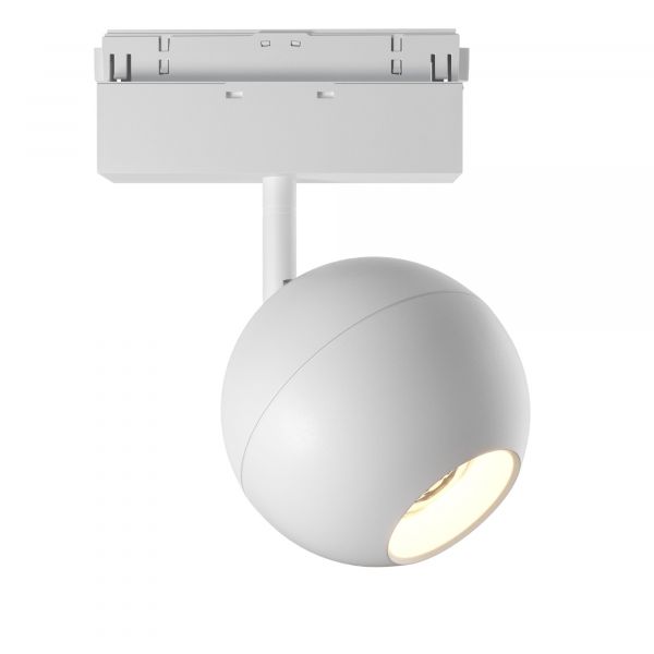 Трековый светильник Maytoni Technical Track Lamps TR028-2-15W3K-W, арматура белая, плафон металл белый